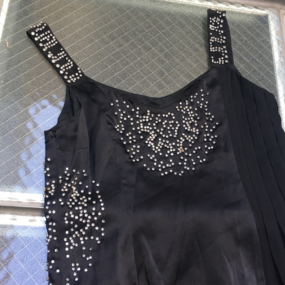 Nanette Lepore Rose Rhinestone Studded Dress - Picture 2 of 8